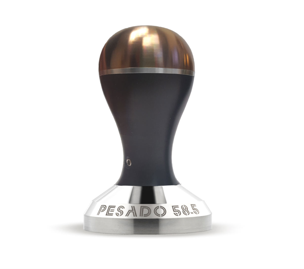 Tamper "Modular" 58.5mm, flat - black/bronze